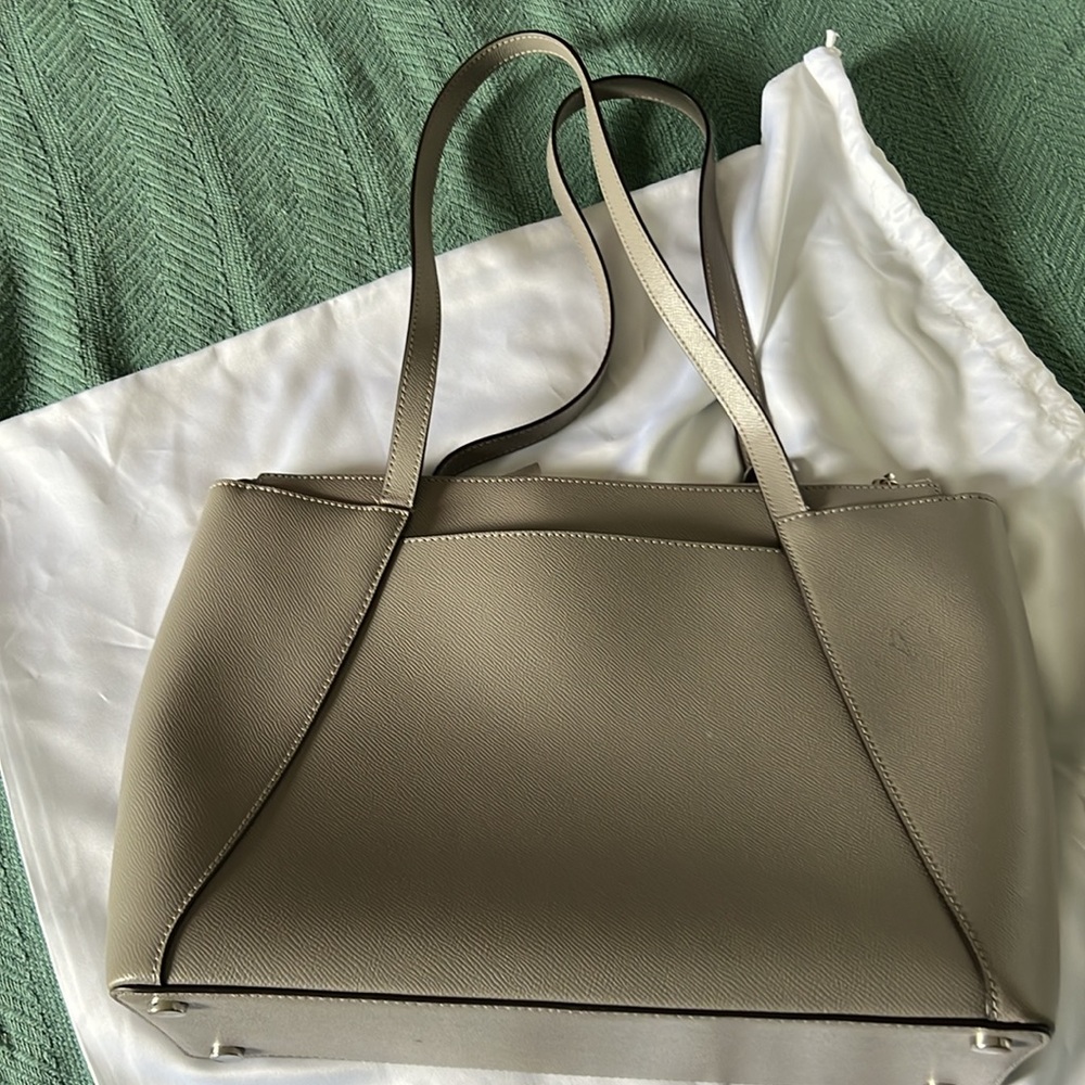 Michael Kors Gray Handbag Barely Used - image 2